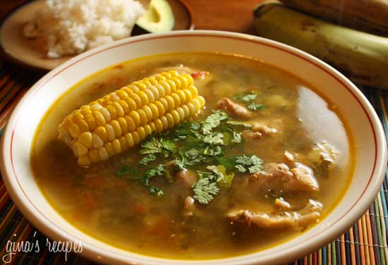 Sancocho is a hearty soup, almost like a stew and is a traditional dish in the region of Antioquia, Colombia that combines potatoes, yuca, corn, plantains and meat. For me and my family this is the ultimate comfort food and is absolutely delicious.