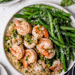 This Shrimp, Peas and Rice dish.