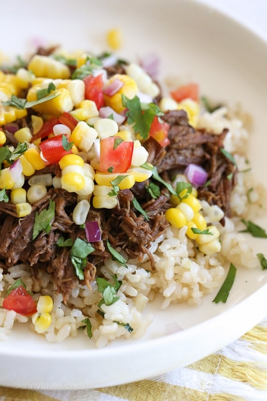 If you like cumin and spicy food, then you'll love Barbacoa Beef. Spicy shredded beef braised in a blend of chipotle adobo, cumin, cloves, garlic and oregano.