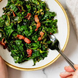 Sauteed Collard Greens with Bacon