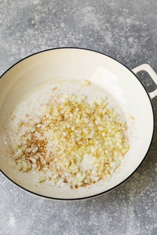 saute aromatics