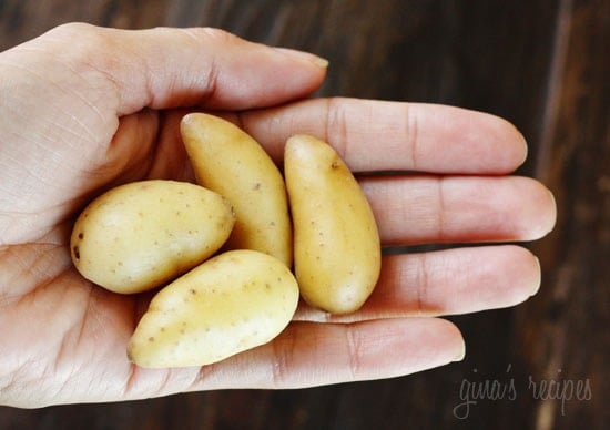 A quick, fabulous side dish made with teeny tiny mini potatoes and fresh garden herbs such as rosemary made on the stove or roasted on the grill. Minimal effort with excellent results.