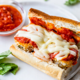 Shrimp Parmigiana Sandwich