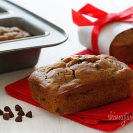Whole wheat mini banana bread made with ripe bananas and chocolate chips are sure to leave a smile on anyone's face.