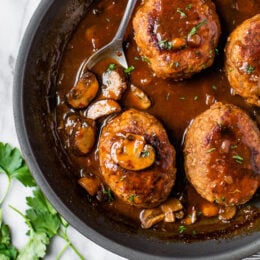 Salisbury Steak with Mushroom Gravy