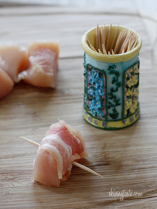 Bacon Wrapped Chicken Bites – This is the easiest hot kid friendly appetizer that you'll ever make. Uses only TWO ingredients and it's soooo good, I guarantee these will disappear in minutes!