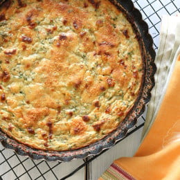 Crustless Zucchini Pie