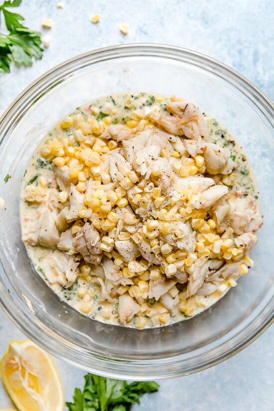 crab corn mix