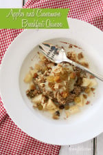 Apple cinnamon breakfast quinoa – quinoa for breakfast you ask? Well yes, quinoa served warm, with it's nutty taste and chewy texture, pairs beautifully with fresh crisp autumn apples, golden raisins, pecans, warm milk, vanilla and cinnamon – a delightful breakfast that is both protein packed and comforting.