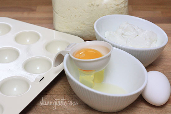 Prepped ingredients.