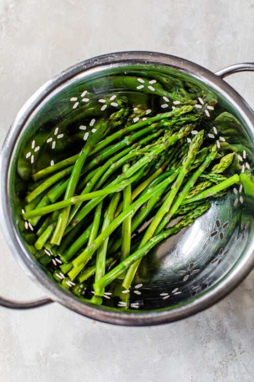 steamed aspagus