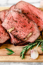 Garlic Lovers Roast Beef is my favorite roast beef recipe, so flavorful and loaded with garlic as the name implies.