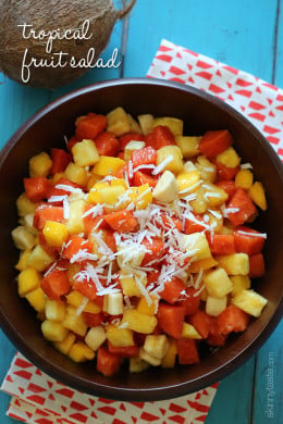 Tropical Summer Fruit Salad