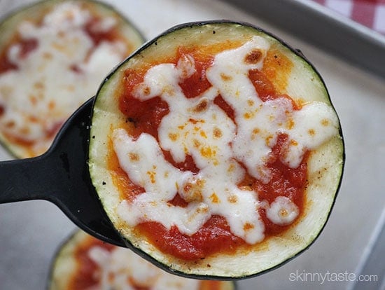 3 ingredient zucchini pizza bites