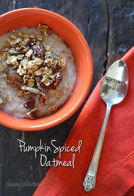 Pumpkin Spiced Oatmeal