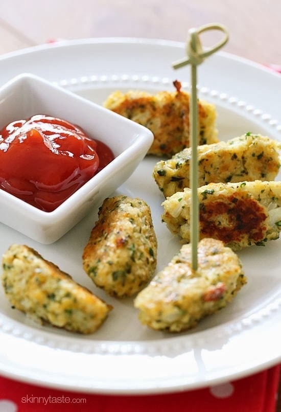 Cauliflower Tots These kid-friendly cauliflower tots are a great way to get your picky-kids to eat more vegetables! They make a great side dish and are easy to make.