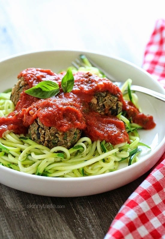 These vegan eggplant meatballs are amazing meatless meatballs, made with eggplant, white beans and breadcrumbs to hold them together. If I was a vegan, I would have no problem eating this for dinner every night!
