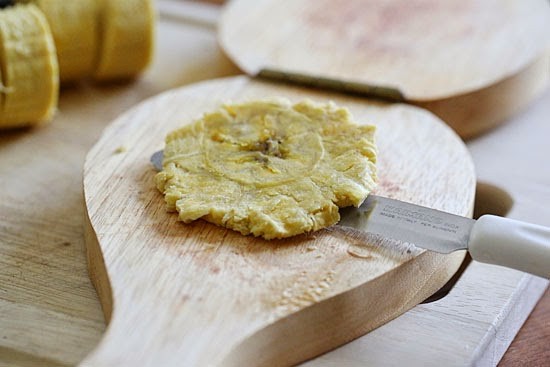 These savory plantains have been made lighter by baking instead of frying – you won't believe how good they taste!