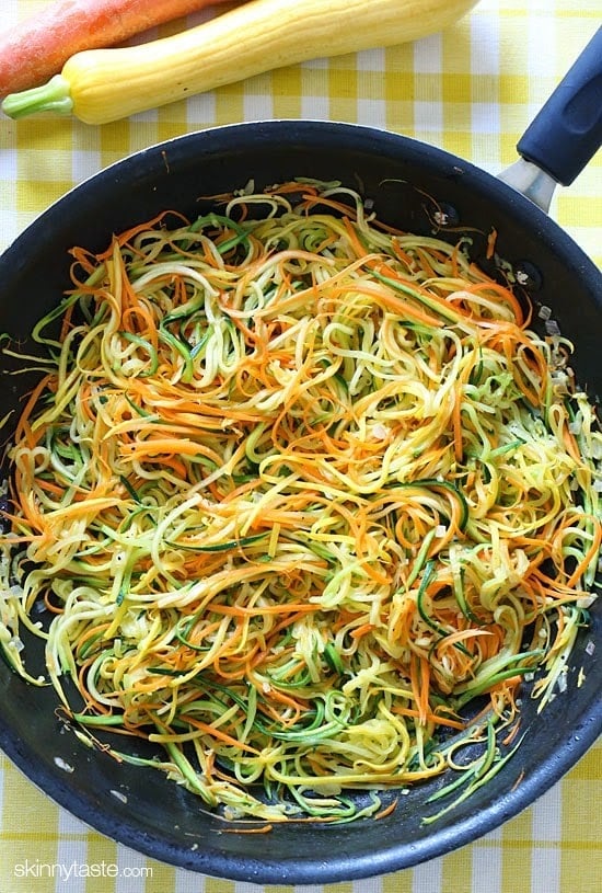 spiralized veggies