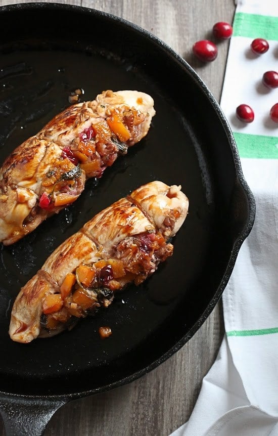 Butternut Stuffed Turkey Tenderloin with Cranberries and Pecans Butternut Stuffed Turkey Tenderloin with Cranberries and Pecans – tastes like Thanksgiving all in one dish!