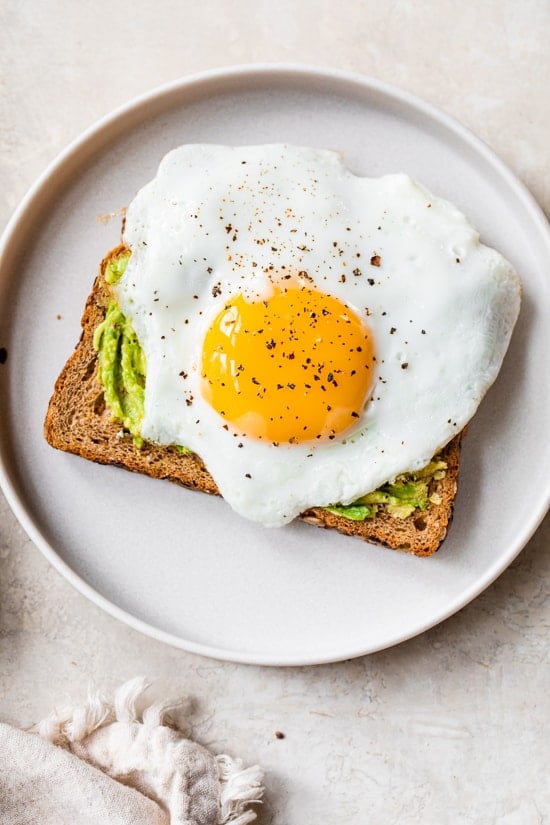 Avocado Toast with Sunny Side Egg