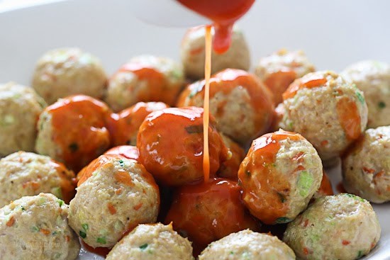 Buffalo Chicken Meatballs