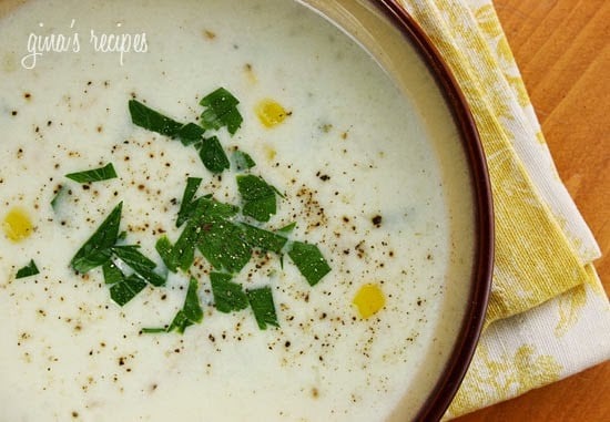 Clam Chowder Lightened Up