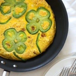 Lucky Bell Pepper and Potato Frittata