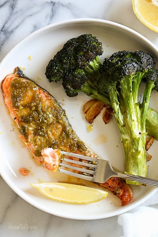 Green Harissa Salmon Green Harissa Salmon – a quick weeknight dish!