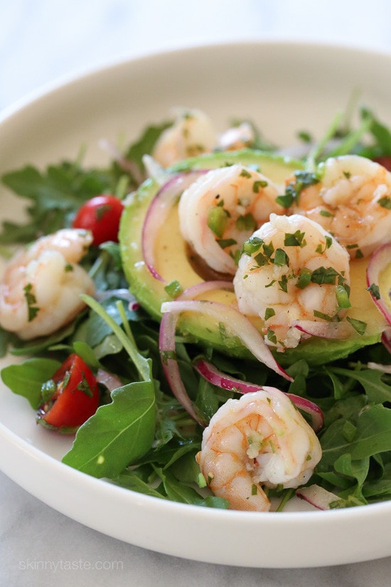 Shrimp Ceviche and Avocado Salad – an easy, delicious, low-carb dish.