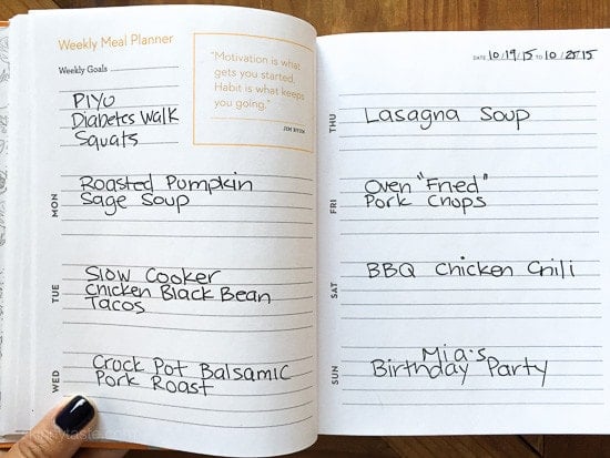 Skinnytaste Dinner Plan (Week 2) Skinnytaste Dinner Plan (Week 2)