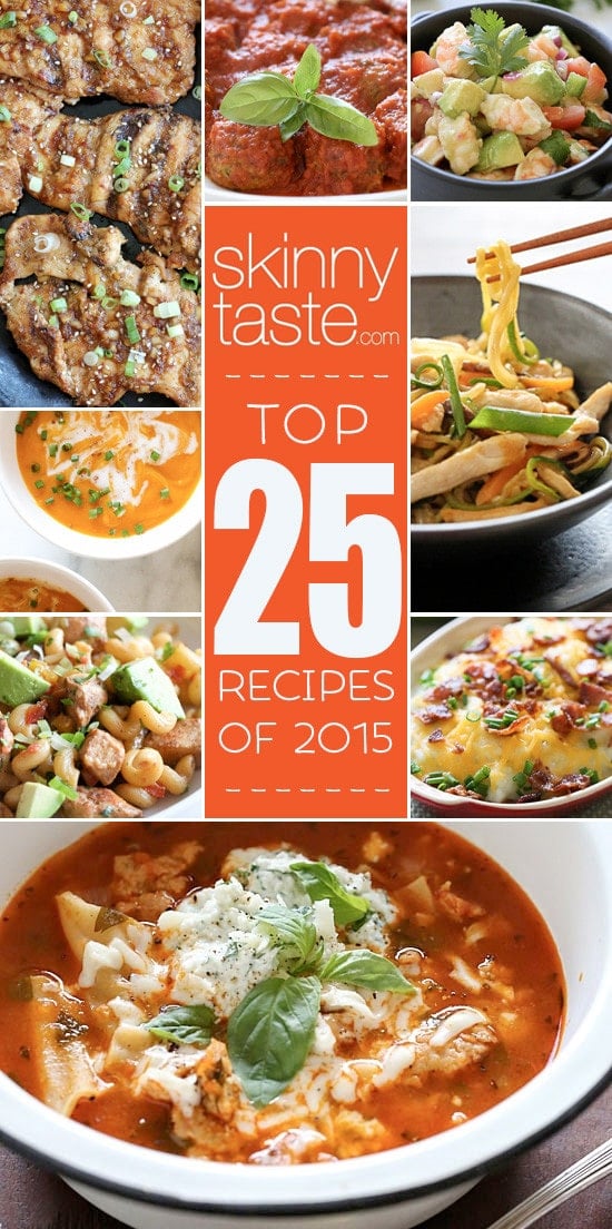 Top 25 Most Popular Skinnytaste Recipes 2015