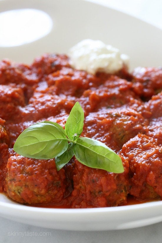 Top 25 Most Popular Skinnytaste Recipes 2015 Top 25 Most Popular Skinnytaste Recipes 2015 – Zucchini Meatballs #5