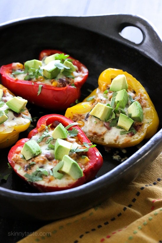 Chicken Taco Chili Stuffed Peppers Chicken Taco Chili Stuffed Peppers