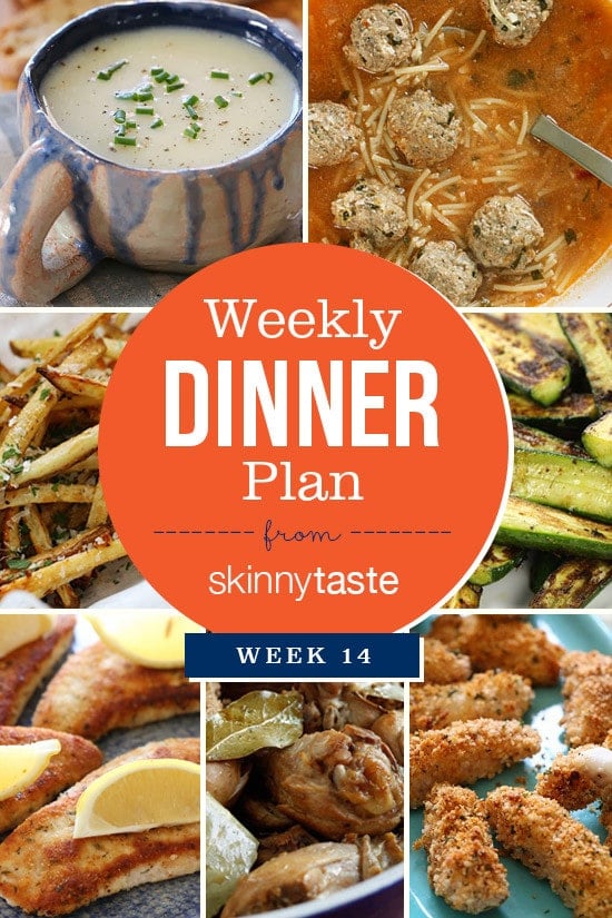 Skinnytaste Dinner Plan (Week 14) Skinnytaste Dinner Plan (Week 14)