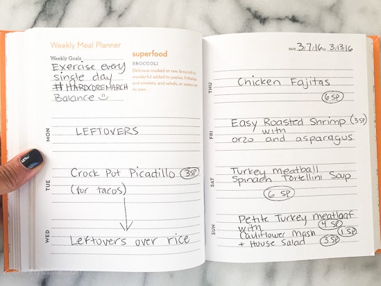 Skinnytaste Dinner Plan (Week 19) 