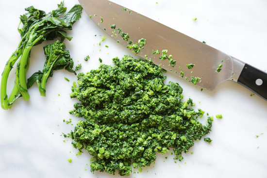 Slow Cooker Broccoli Rabe Meatballs-9