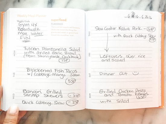 Skinnytaste Dinner Plan (Week 33)