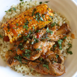 Instant Pot Chicken Stew with corn (pollo guisado) is one of my favorite comfort foods. It's a simple dish, but my whole family loves it. I make it at least 2 times a month!