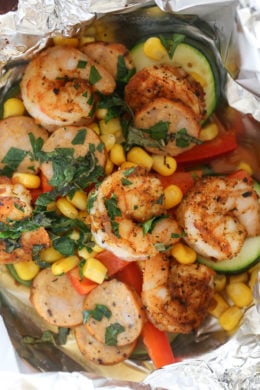 Cajun Shrimp Foil Packets