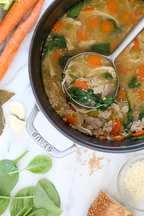 Chicken Soup with Acini di Pepe