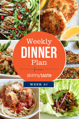 Skinnytaste Dinner Plan (Week 67)