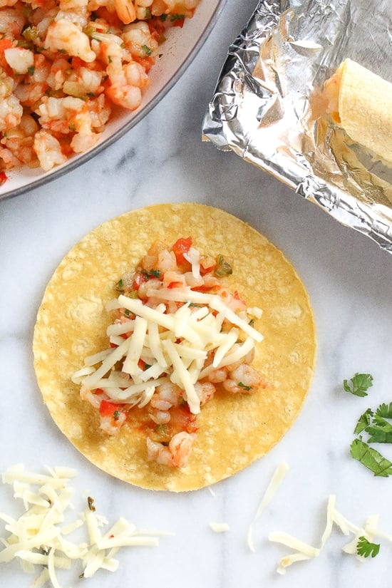 Baked Shrimp Taquitos