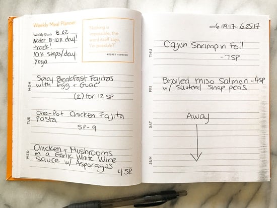 Skinnytaste Dinner Plan (Week 79)
