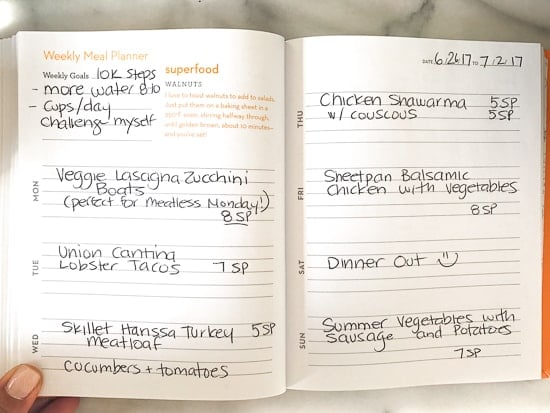 Skinnytaste Dinner Plan (Week 80)