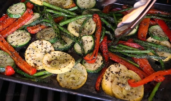 This Garlic and Herb Grilled Chicken and Veggie recipe checks off all the boxes – quick, easy, delicious and low-carb!