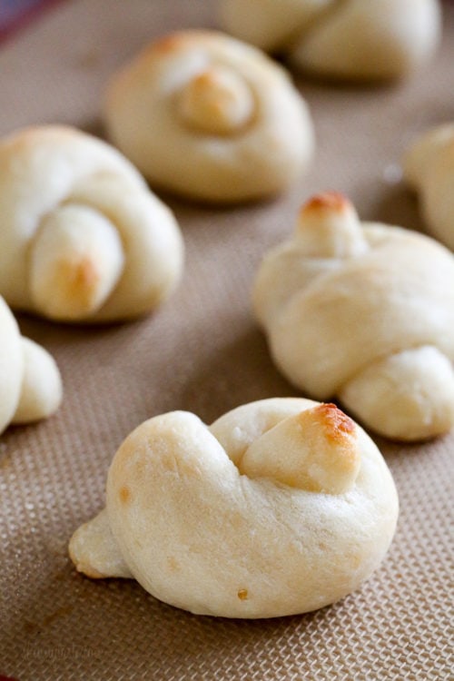 baked garlic knots