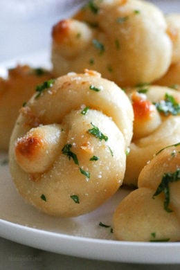 No Yeast Garlic Knots