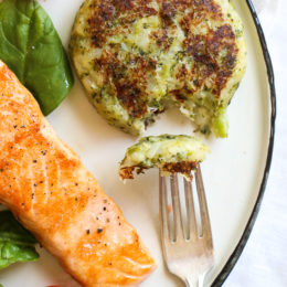 These easy, copycat Ikea vegetable potato and broccoli cakes called grönsakskaka make a delicious side dish for breakfast or dinner!