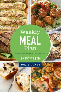 A free 7-day flexible meal plan including breakfast, lunch and dinner and a shopping list. All recipes include calories and Weight Watchers Freestyle Smart Points.